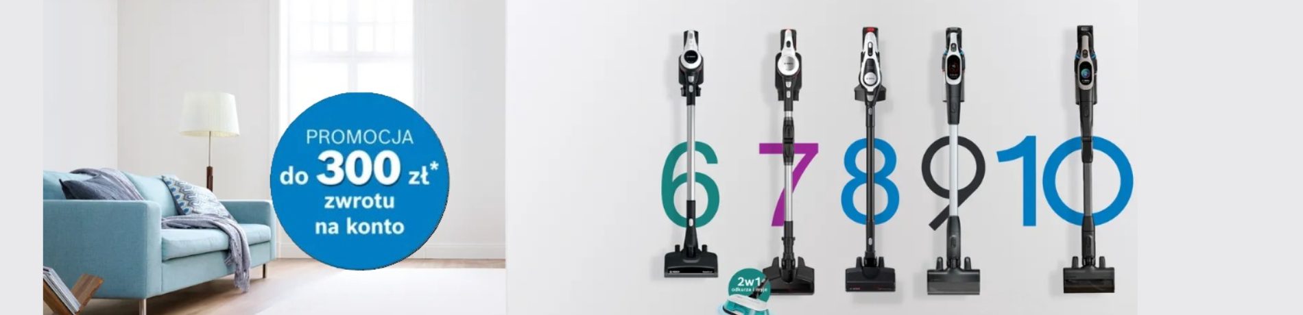 Promocja Bosch: Odkurzacze Unlimited ze zwrotem do 300zł #LikeABosch